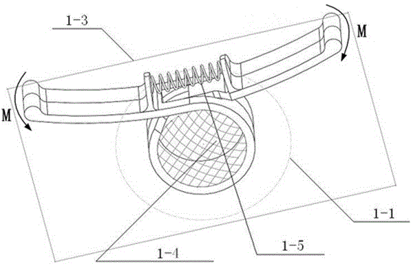 Elastic structural elements with through-turn geometry