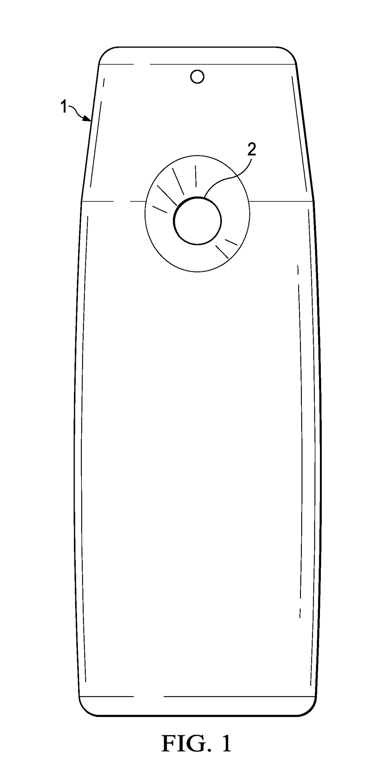 Apparatus for dispensing aromatic solutions