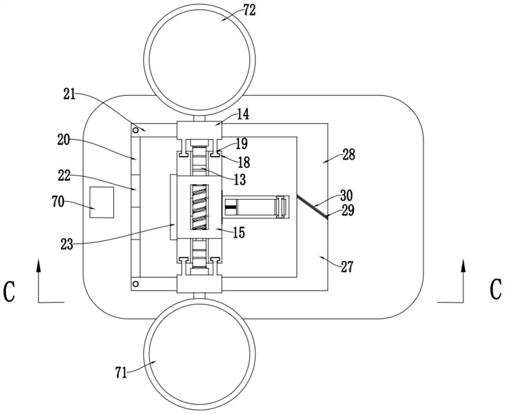 Grafting device for eggplant vegetables