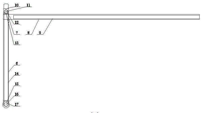 A guide rail telescopic parking device