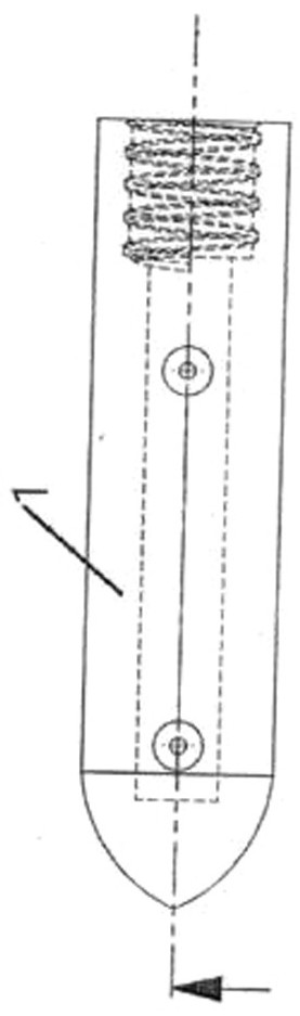 Coke oven denitration pipe and preparation method thereof