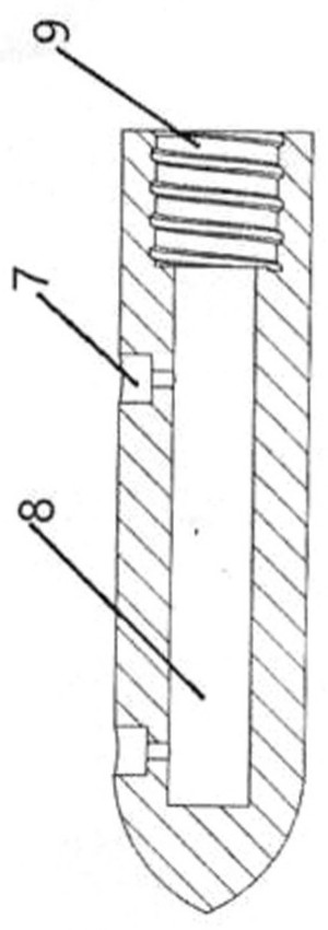 Coke oven denitration pipe and preparation method thereof