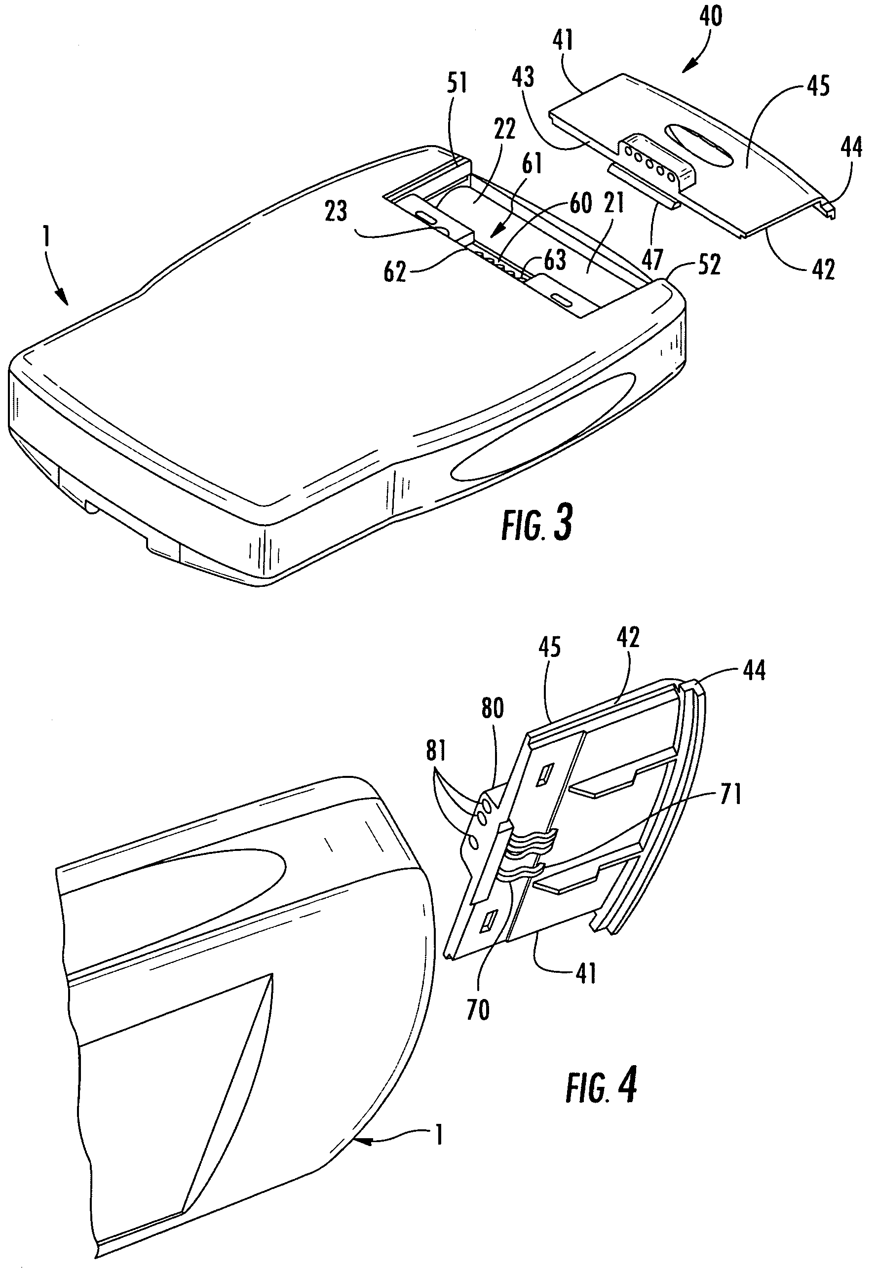 Blood glucose meter/modem interface arrangement