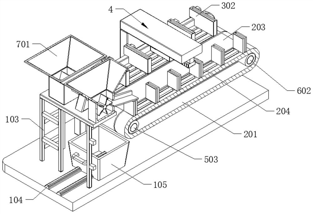 Conveying device for food detection