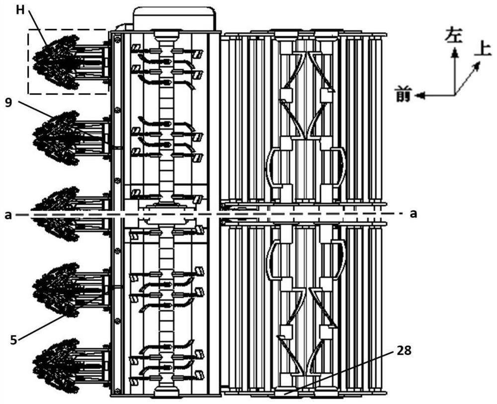 A coupled bionic straw-soil uniform mixed operation machine