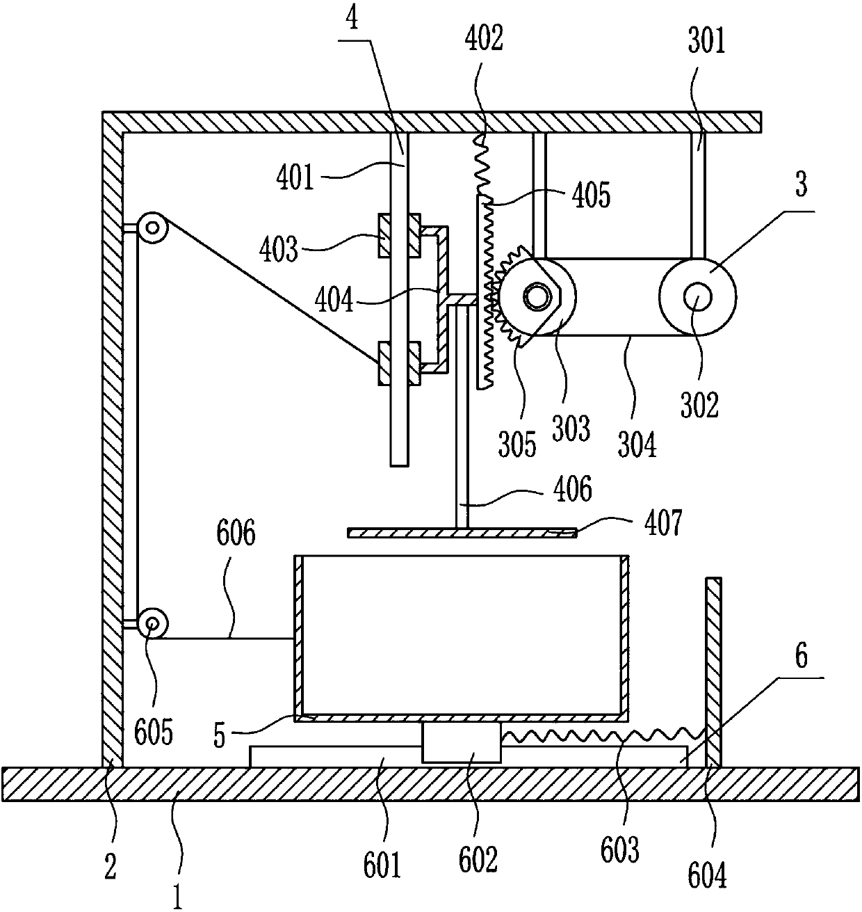 Disposable plastic crushing device for respiratory medicine department