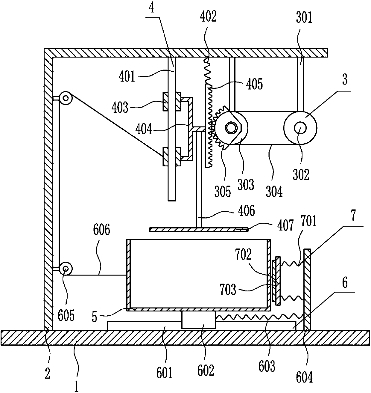 Disposable plastic crushing device for respiratory medicine department