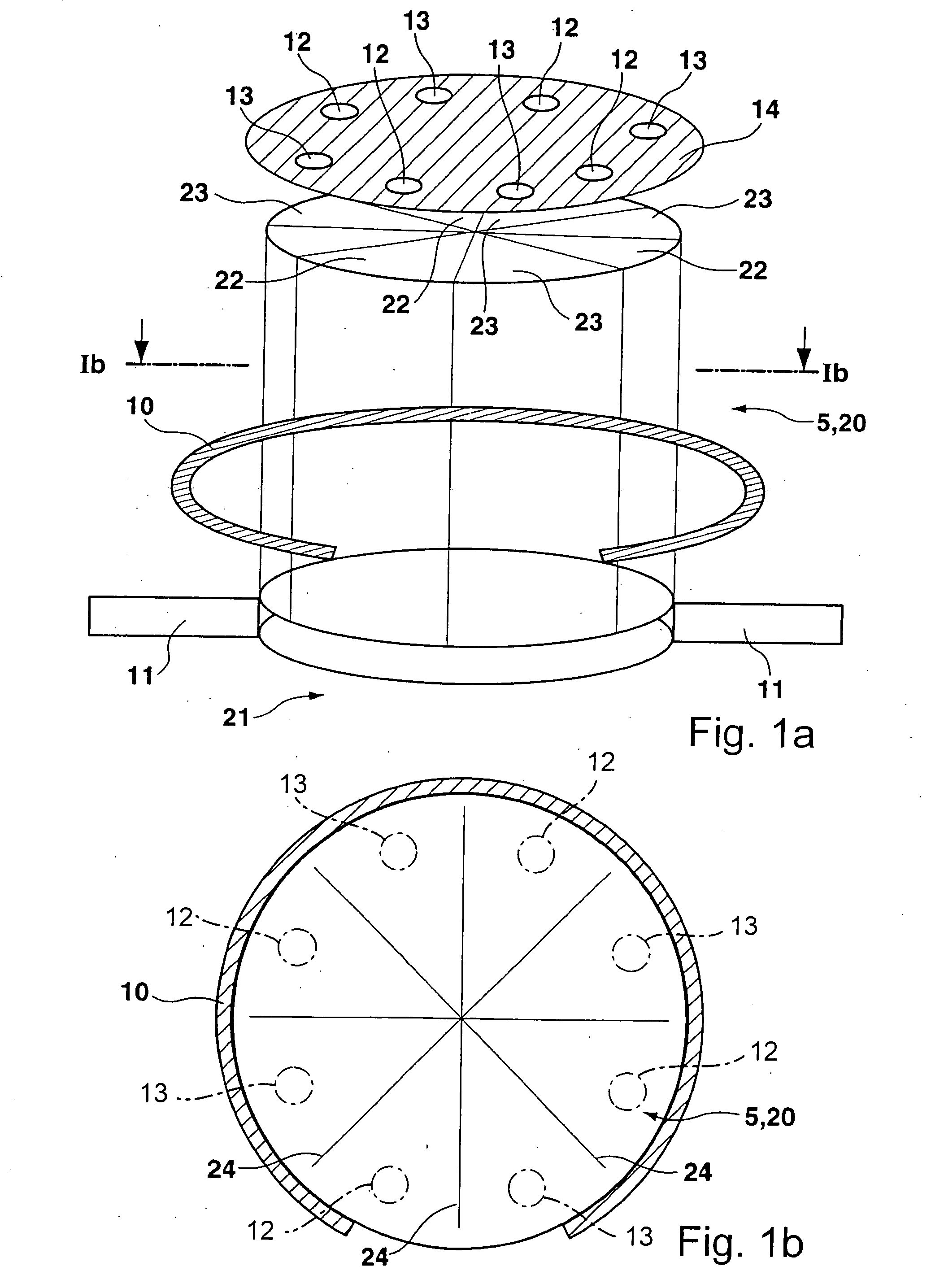 Device and method for anisotropically plasma etching of a substrate, particularly a silicon body