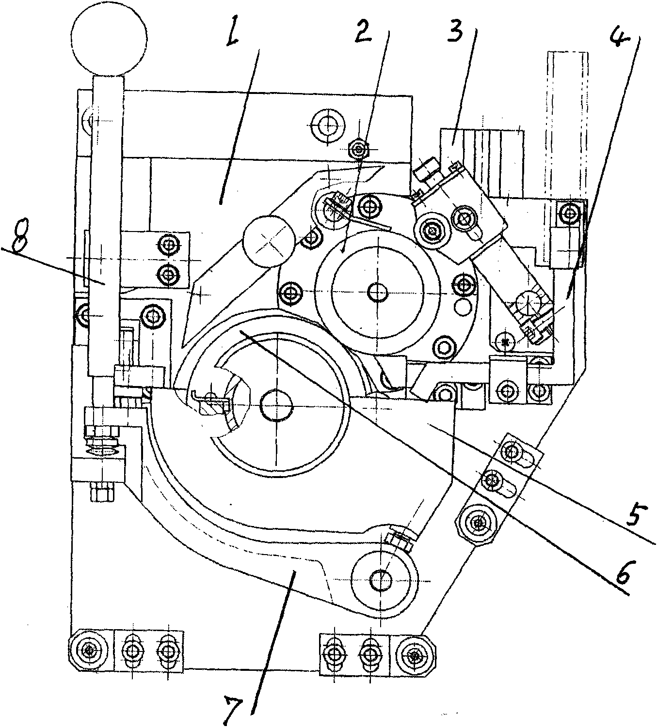 Glue feed mechanism on cigarette making machine