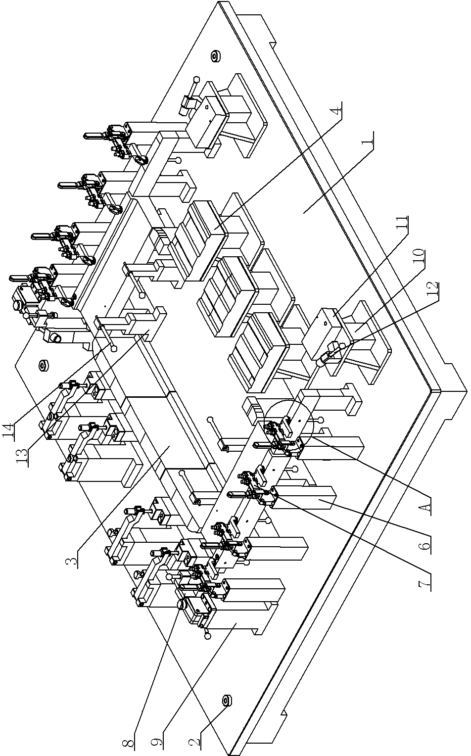 Detection tool structure for skylight assembly