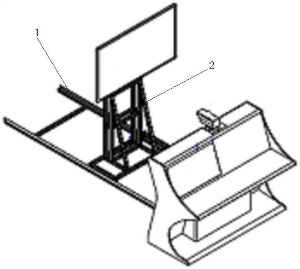 Test system and detection method for target identification and monitoring of monocular camera of intelligent vehicle