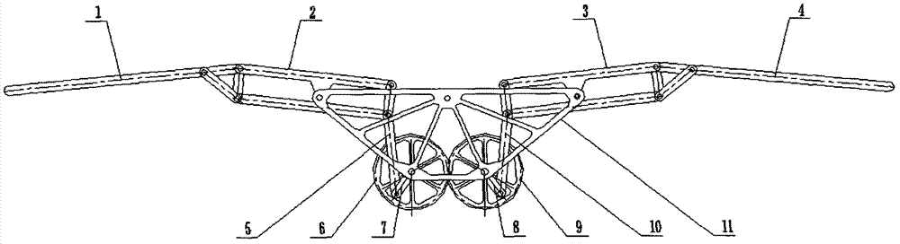 Efficient flapping wing device