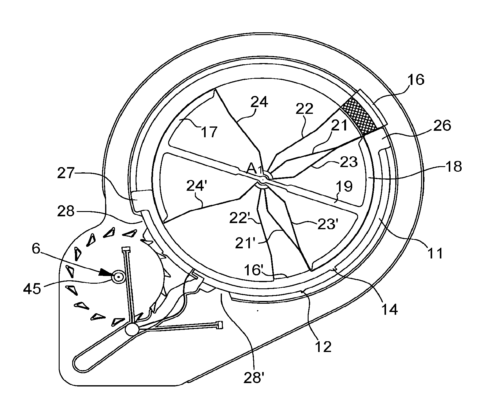 Oscillator with a detent escapement