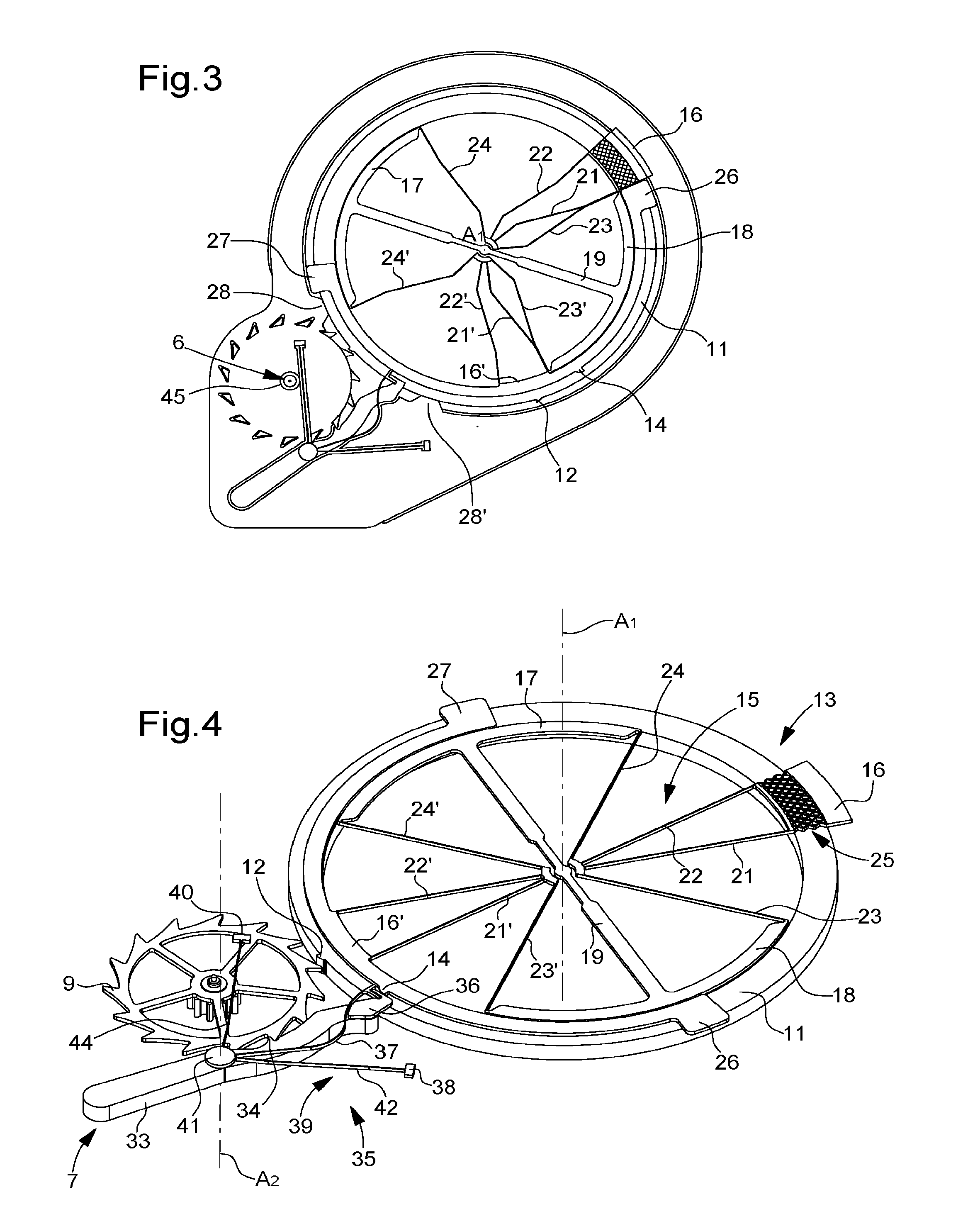 Oscillator with a detent escapement