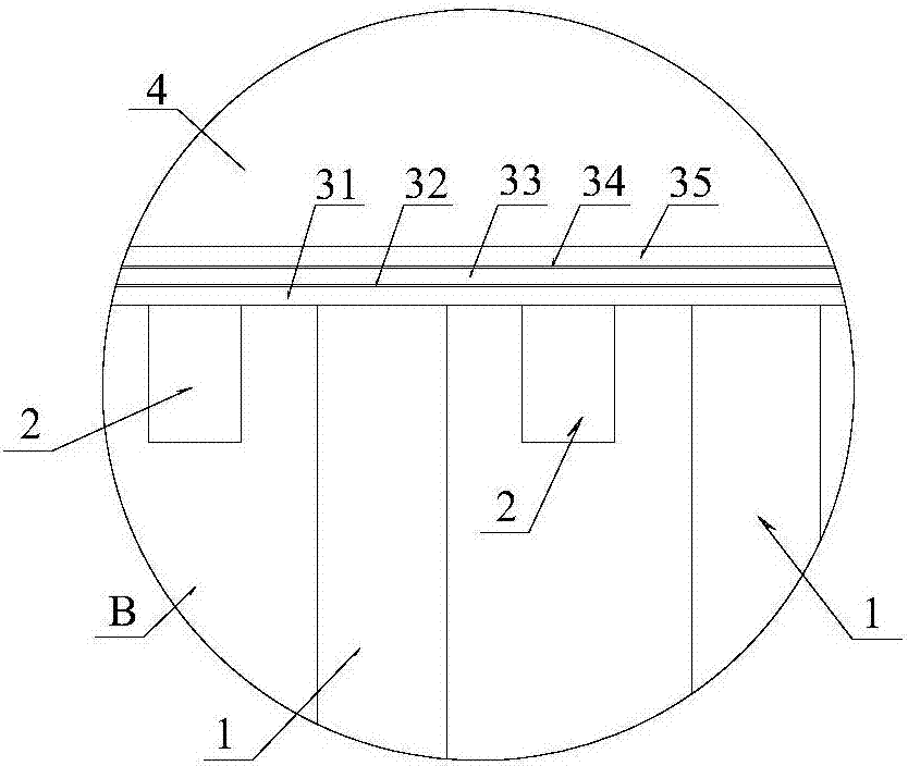 Ballastless track railway expansive soil cutting structure and construction method