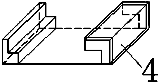 Combined steel die for highway prefabricated concrete member