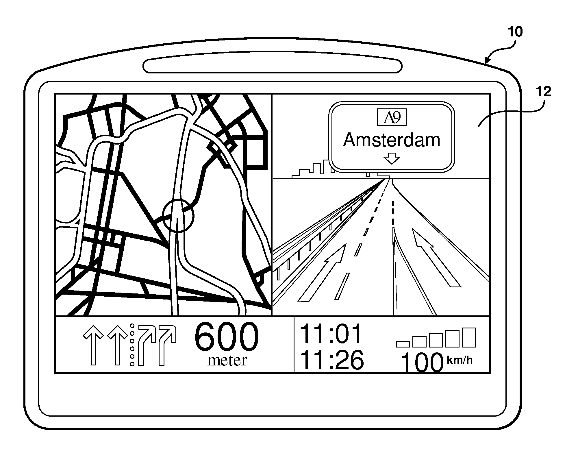 Method for creating speed profiles for digital maps