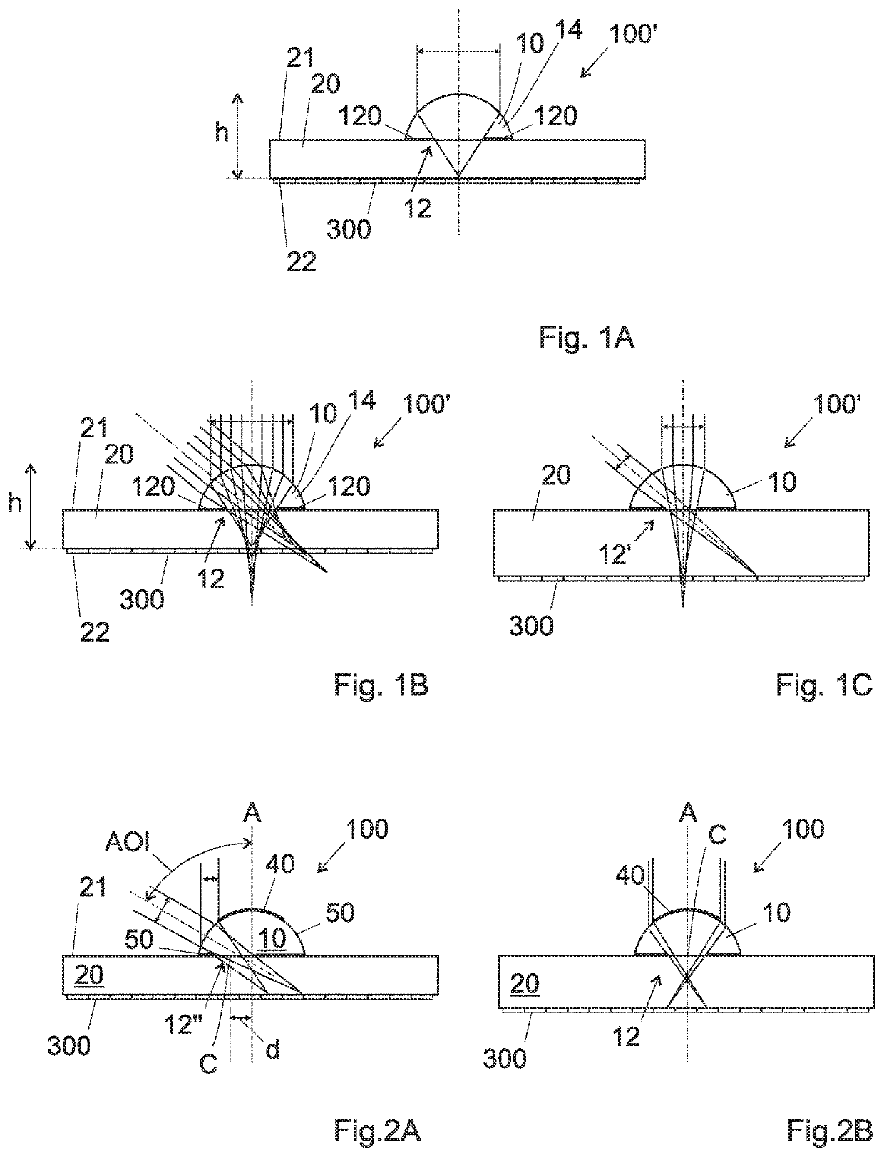 Micro-optical component for generating an image