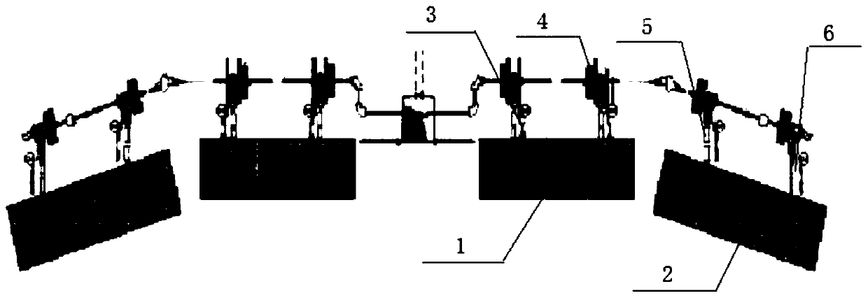 Motion mechanism, measurement system and method for wing flap load trial flight verification