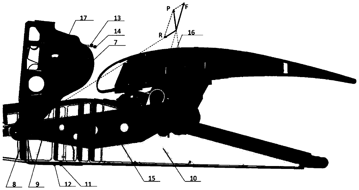 Motion mechanism, measurement system and method for wing flap load trial flight verification