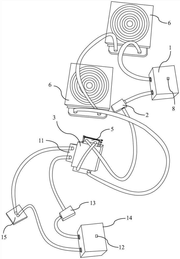 CPU frost cooling and quick cooling type cooling device