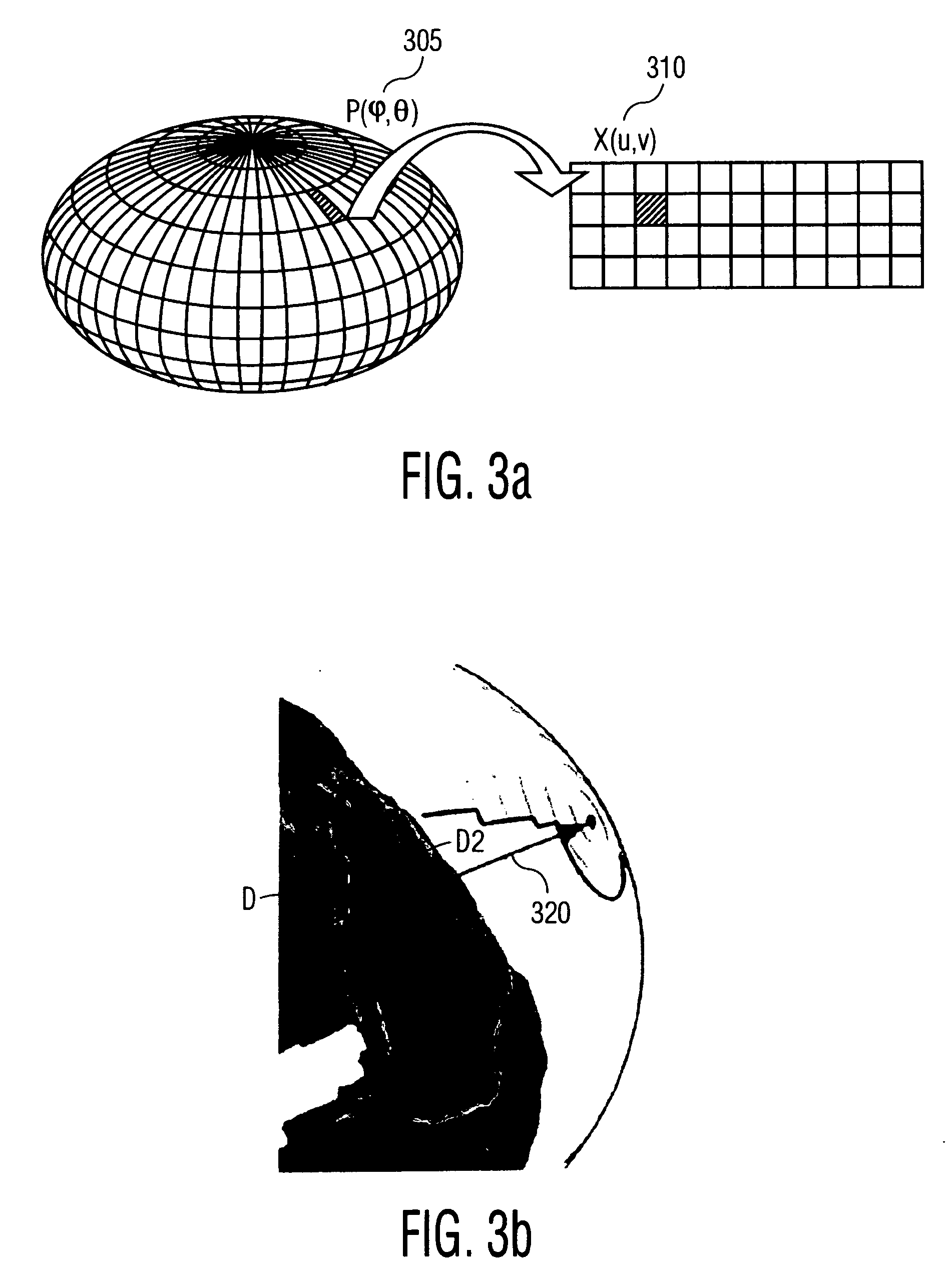 Method and apparatus for generating a 2D image having pixels corresponding to voxels of a 3D image