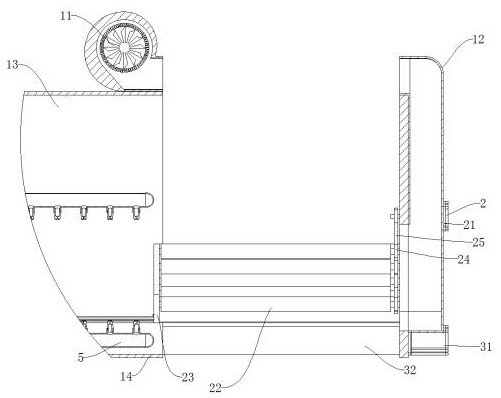 Anticorrosive treatment coating device for cement culvert pipe production