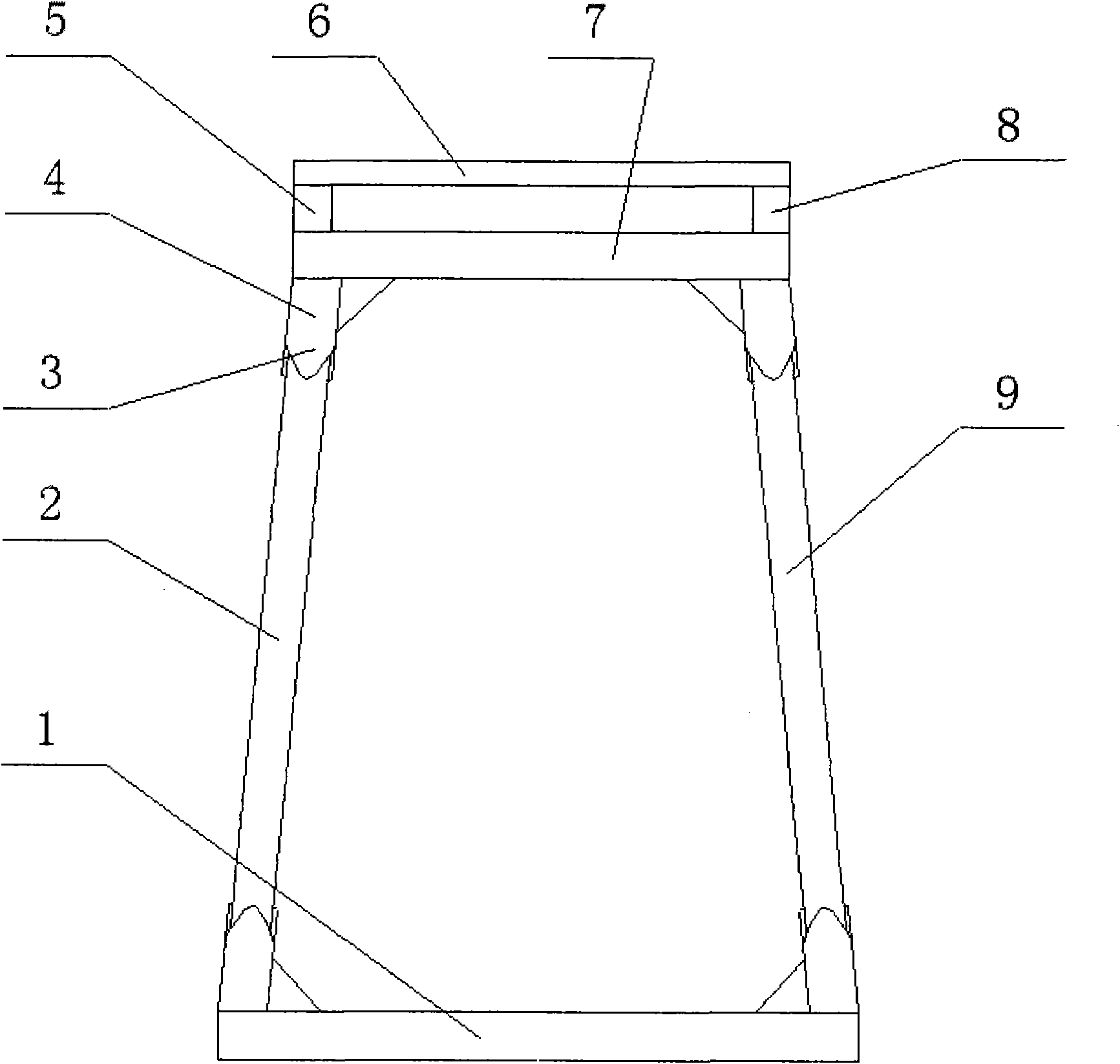 Construction-vehicle cab with novel roll-over protection structure, and dynamic design method thereof