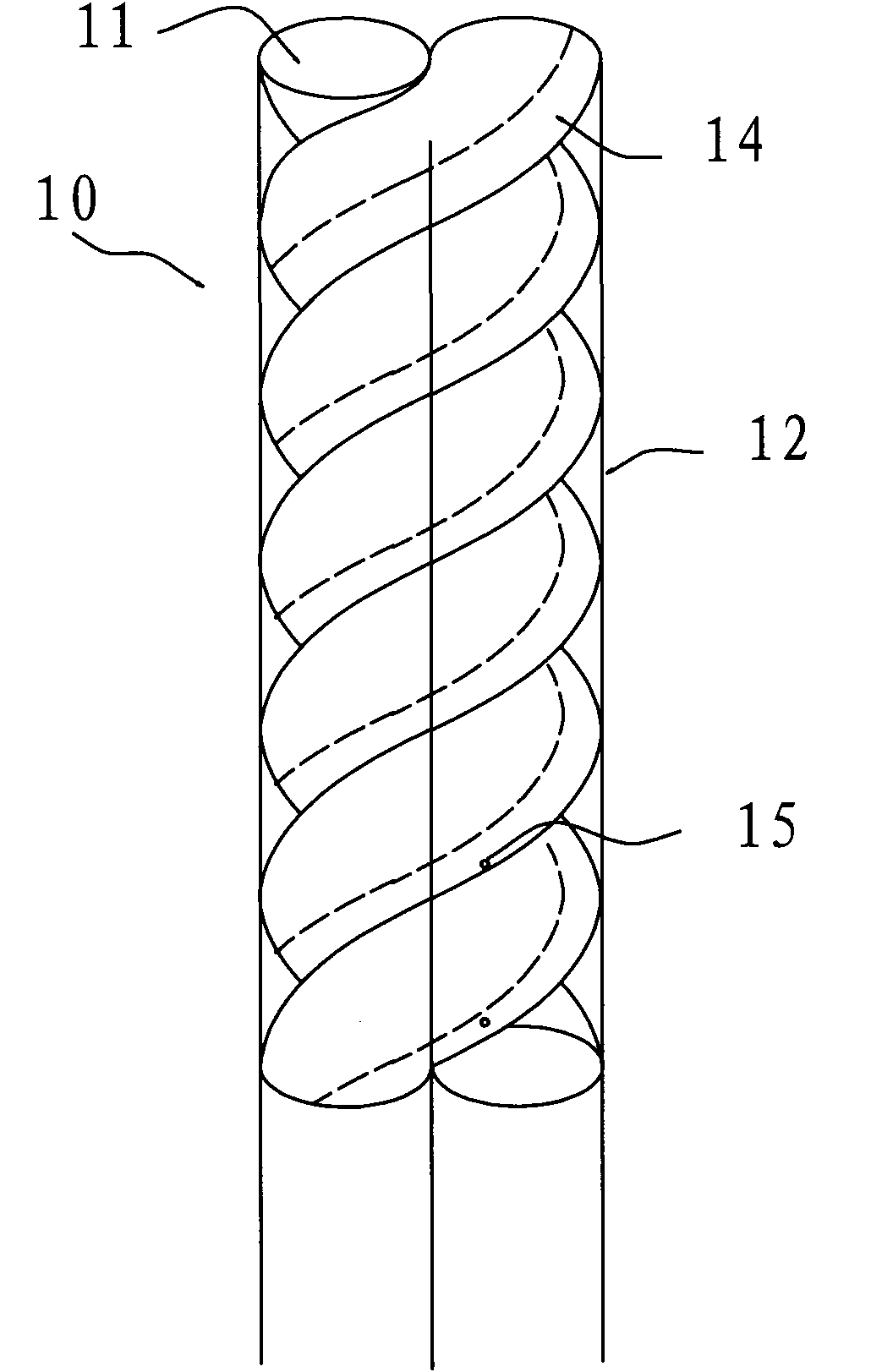 Floating type wind energy receiving device