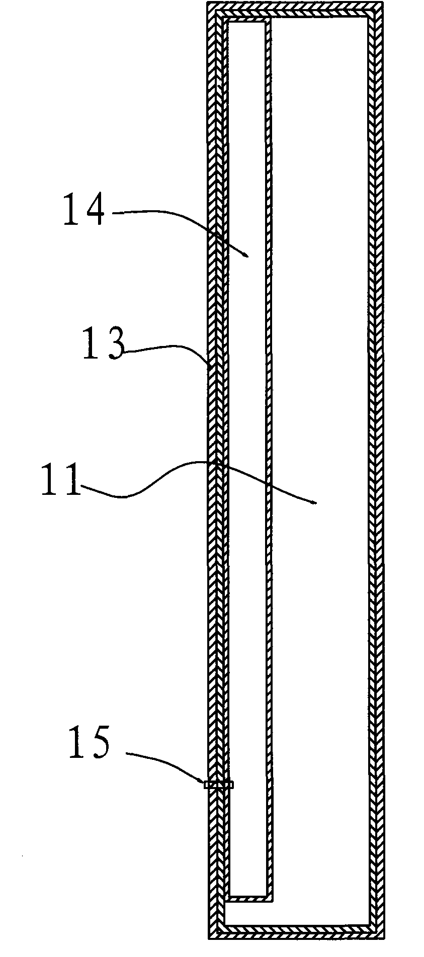 Floating type wind energy receiving device