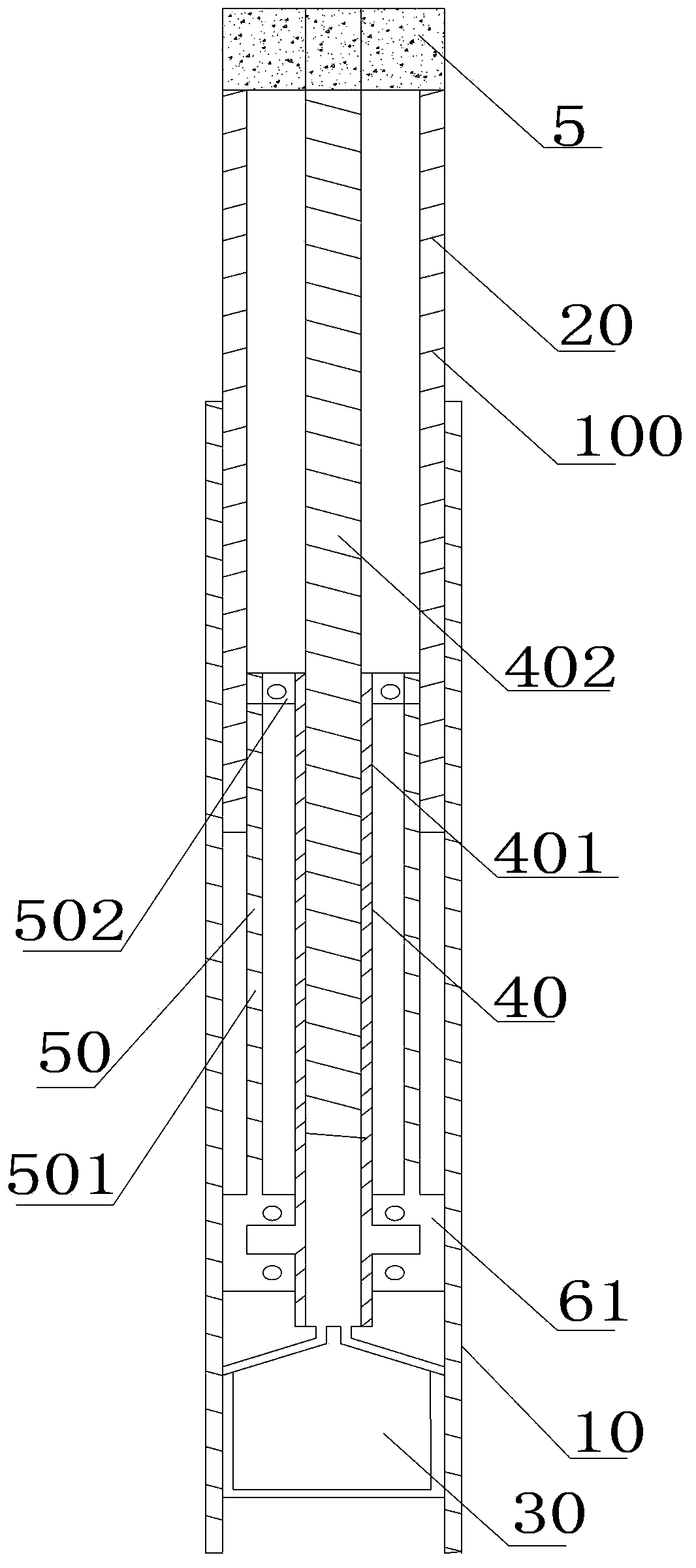 Lifting seat post device of bicycle