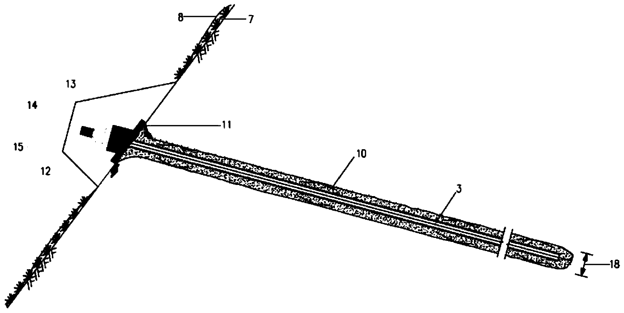 High and steep rock slope greening protection and construction method