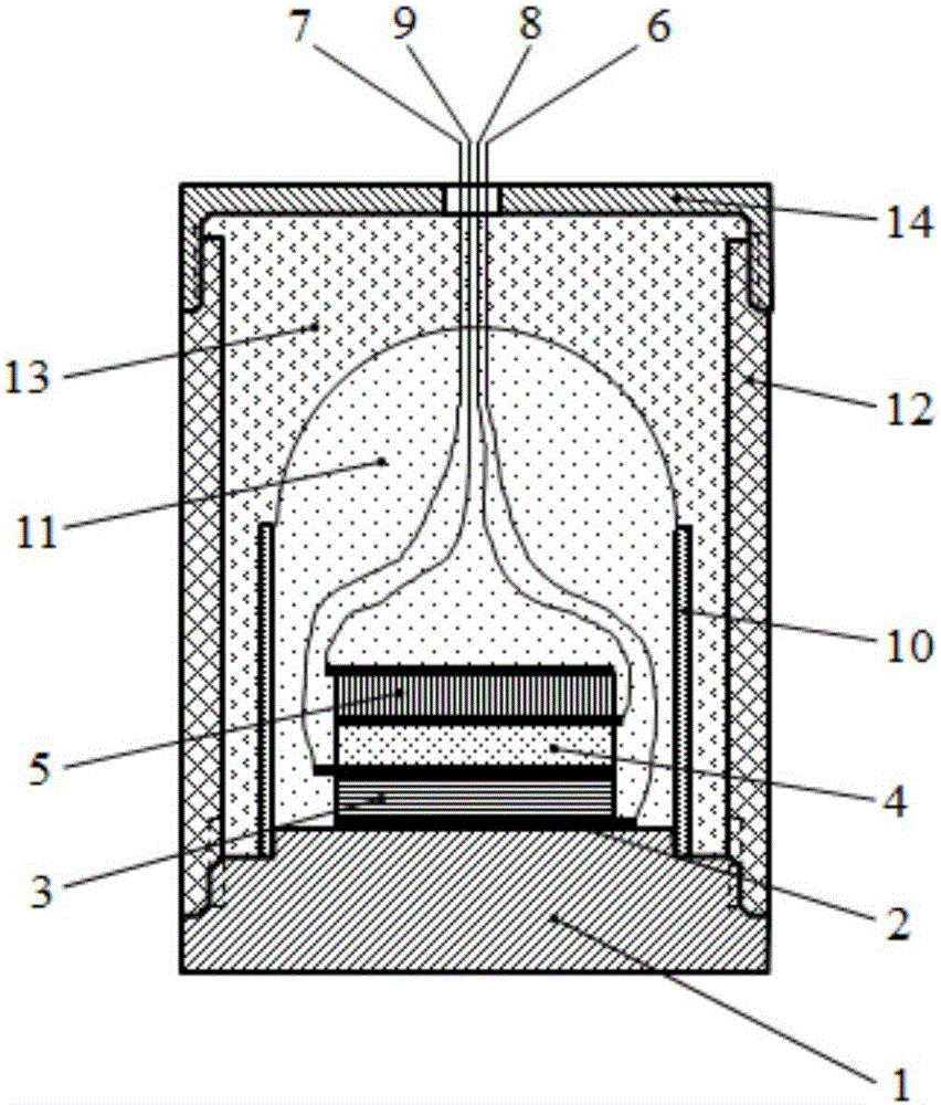 Ultrasonic longitudinal and shear wave-resistivity integrated type probe for rock physical experiment