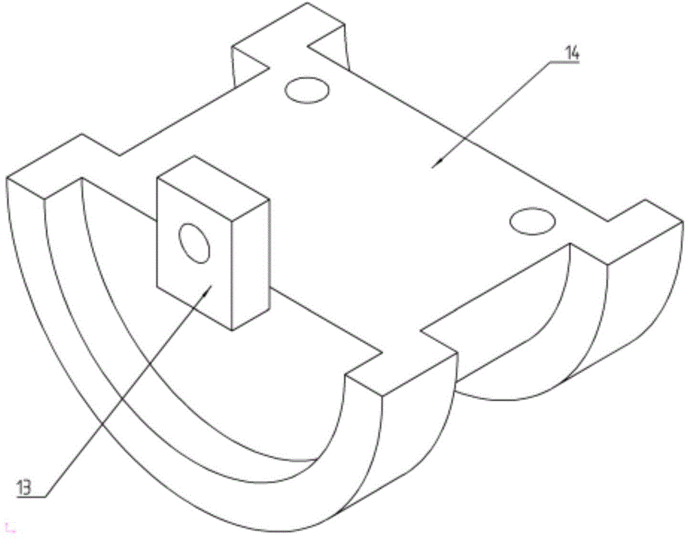 Blade profile measuring-aided device with adjustable postures