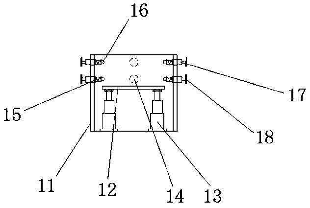 Test instrument trolley with lifting and buffer protection functions and working method thereof