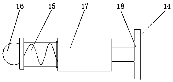 Test instrument trolley with lifting and buffer protection functions and working method thereof