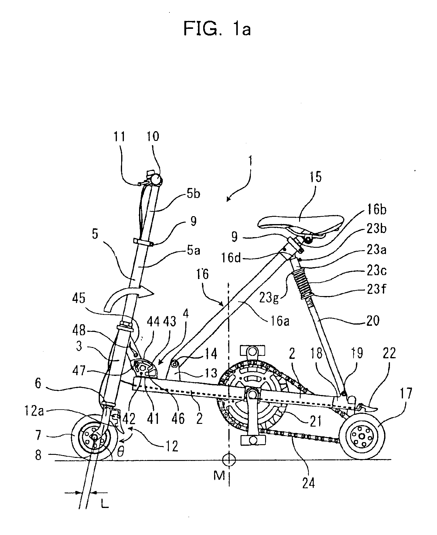 Folding bicycle