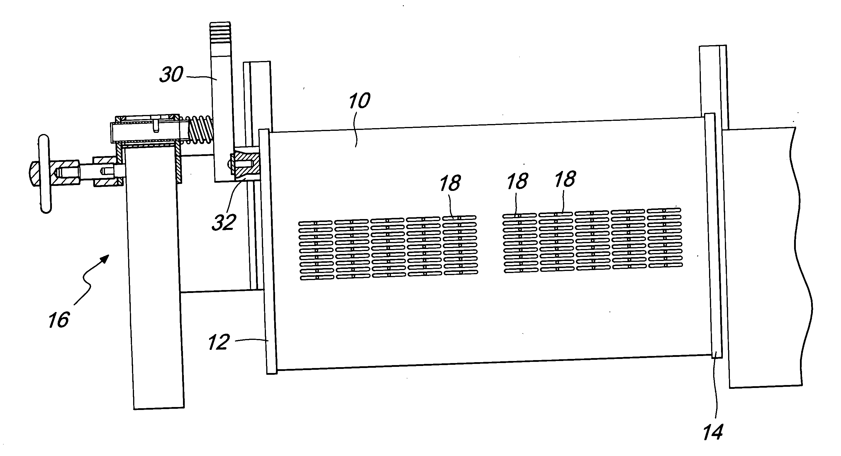 Roll mould for pastafilata cheese