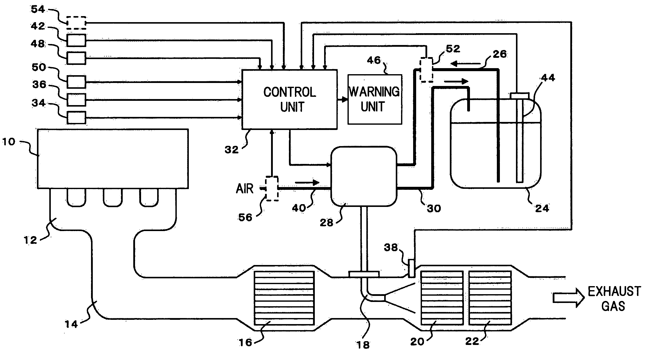 Apparatus for judging condition of injection of reducing agent incorporated in exhaust gas purification system