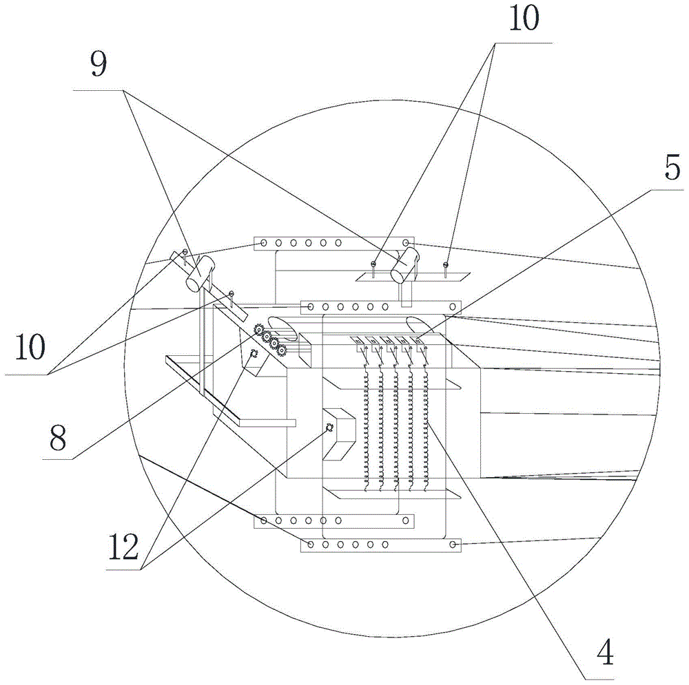 Visual multi-connected sampling system of plankton and use method thereof