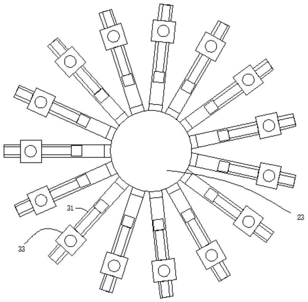 A bottle cap positioning device for laser marking of bottle caps