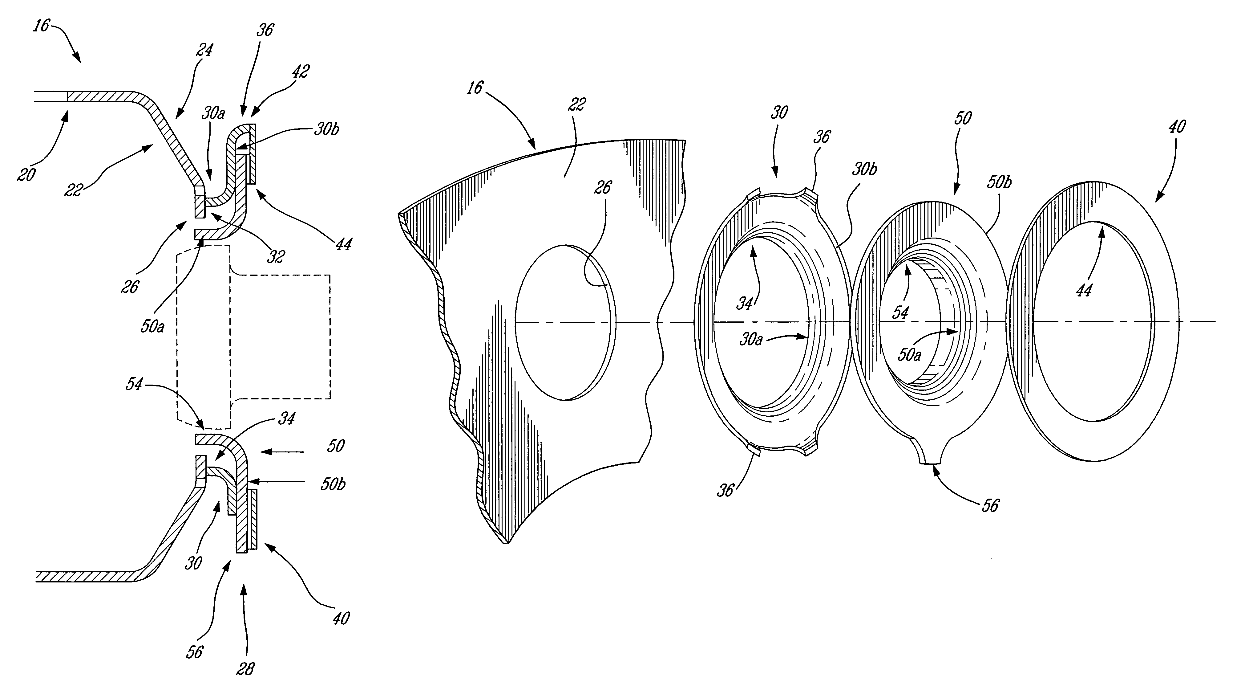 Gas turbine floating collar arrangement