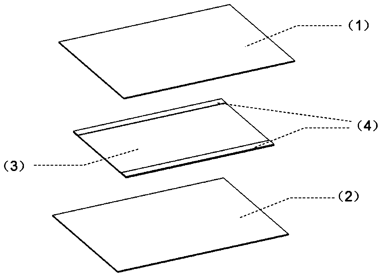 Three-layer coextrusion preparation method for graphene composite heating films