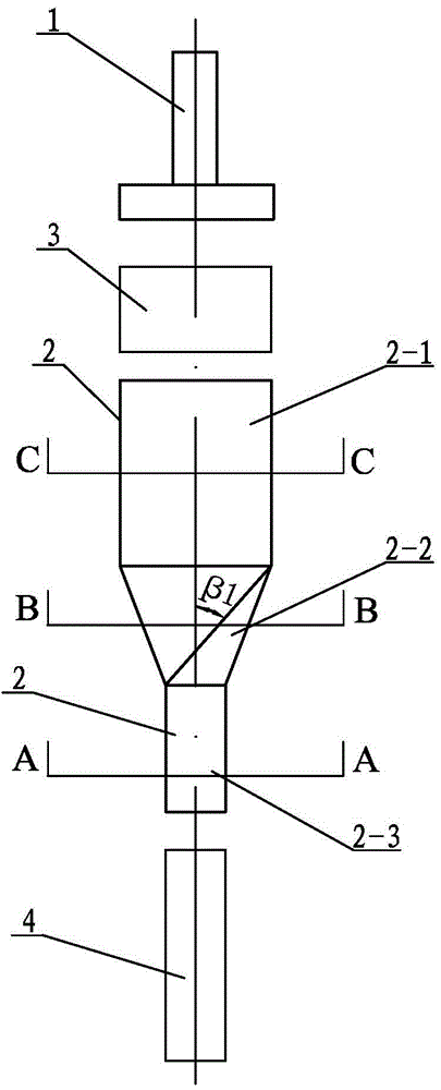 Variable cross-section twisting and molding device and method for metal material