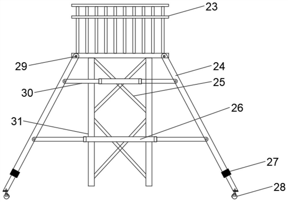 Dry-hanging stone wall surface and construction method thereof