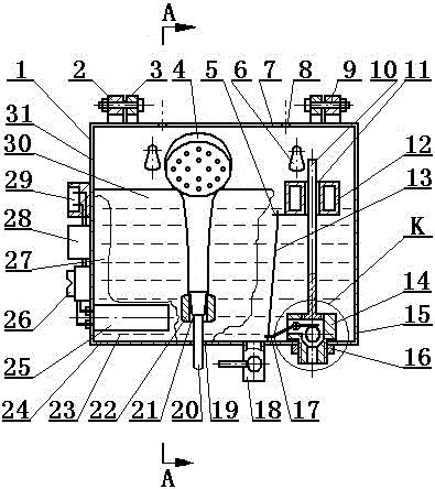 Sterilization device of shower