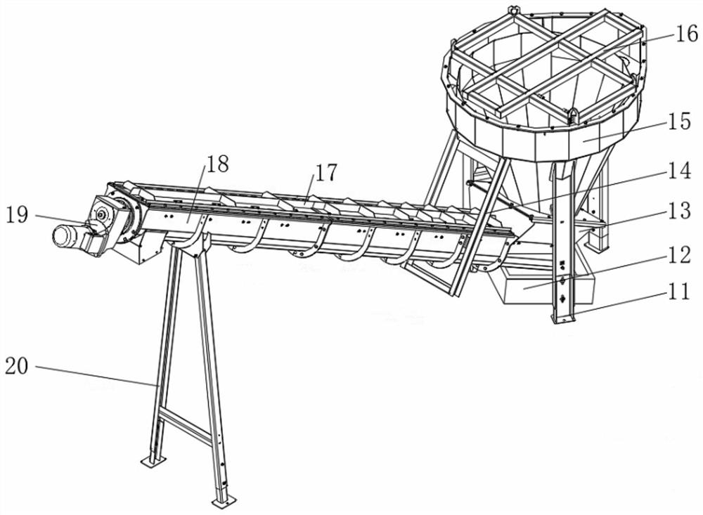 Multi-layer integrated garbage discharging structure for building