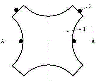 Strain monitoring method of cast-in-situ x-shaped concrete pile based on fbg sensor