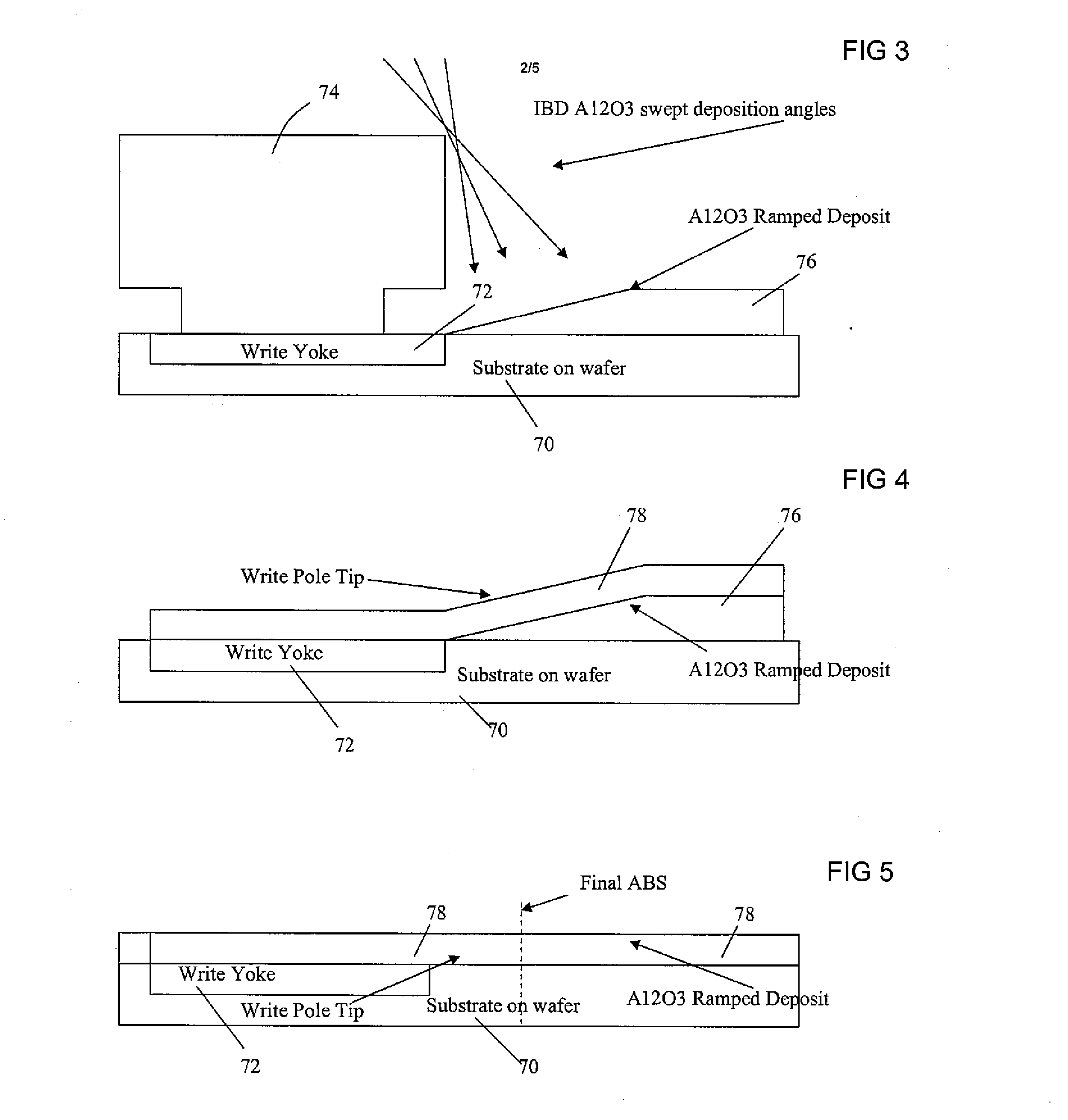 Tapered write pole for reduced skew effect