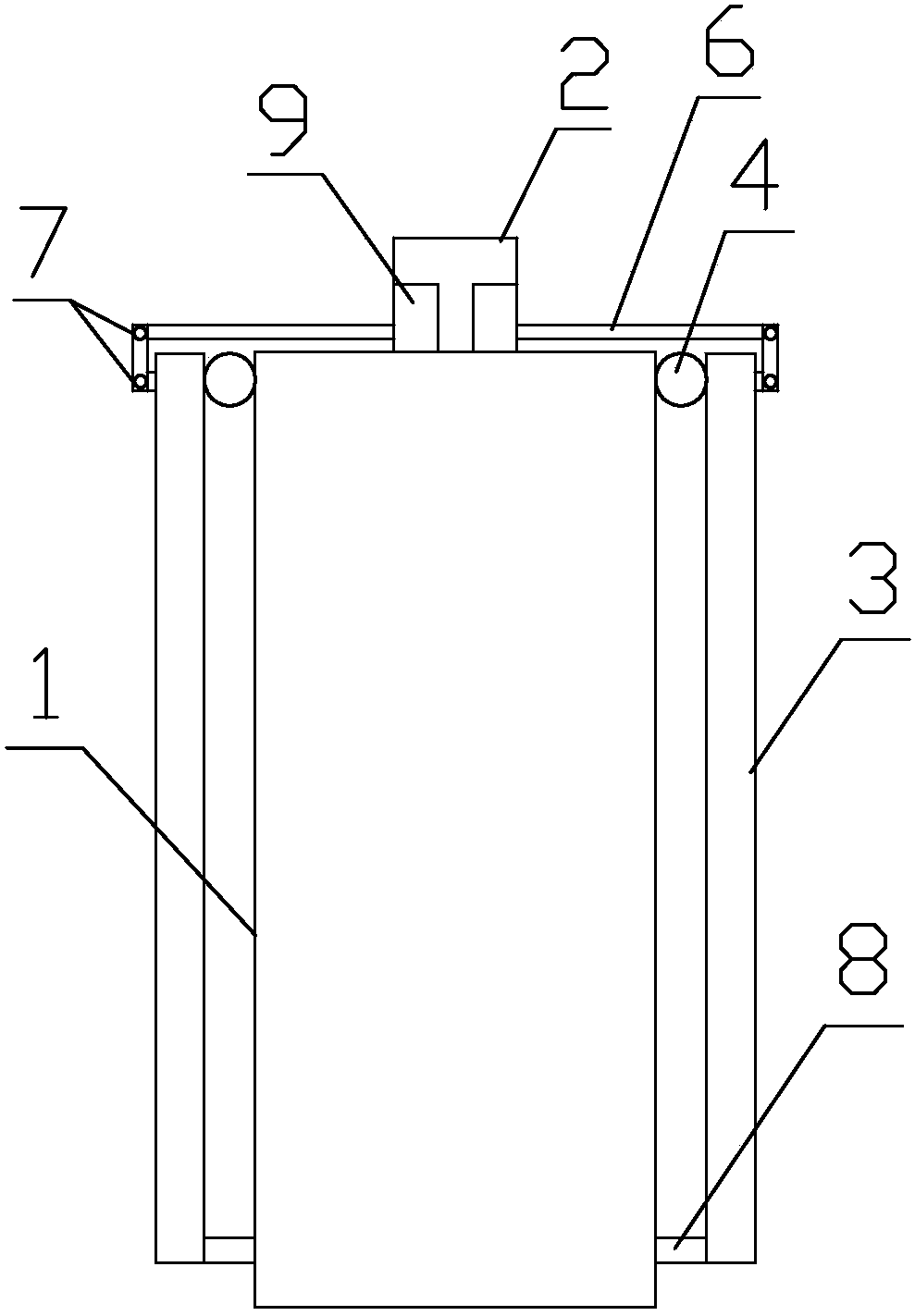 Multi-module type photovoltaic power generation installing support